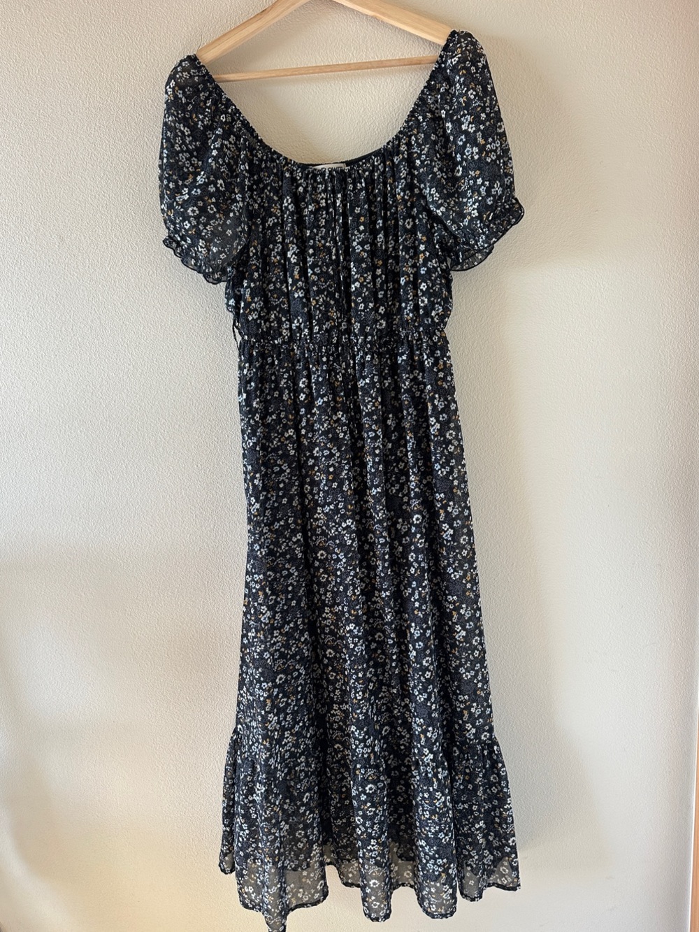 Wallflower Black Floral Maxi Dress